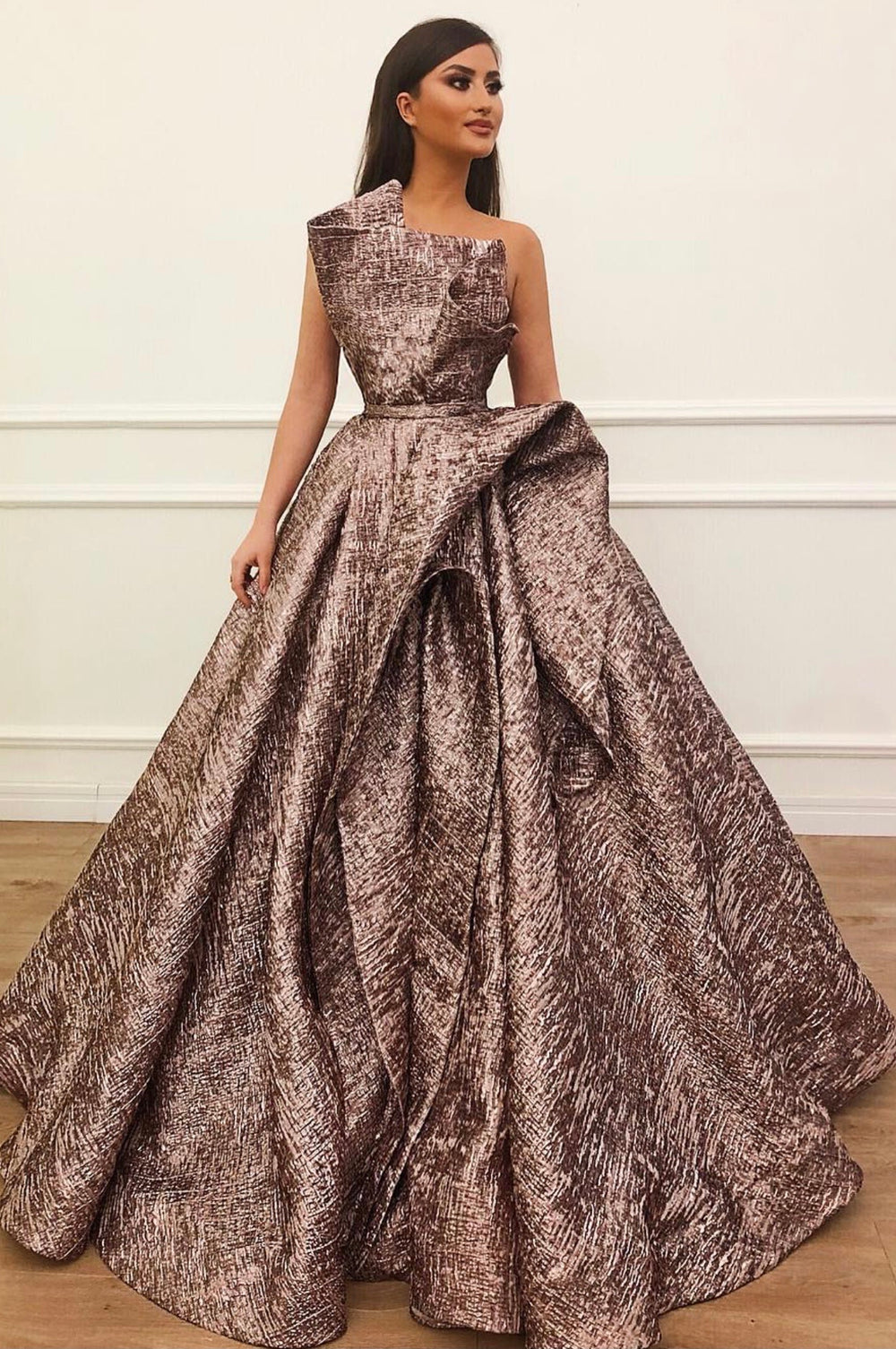Dusty Rose Ball Gown - FJOLLANILA