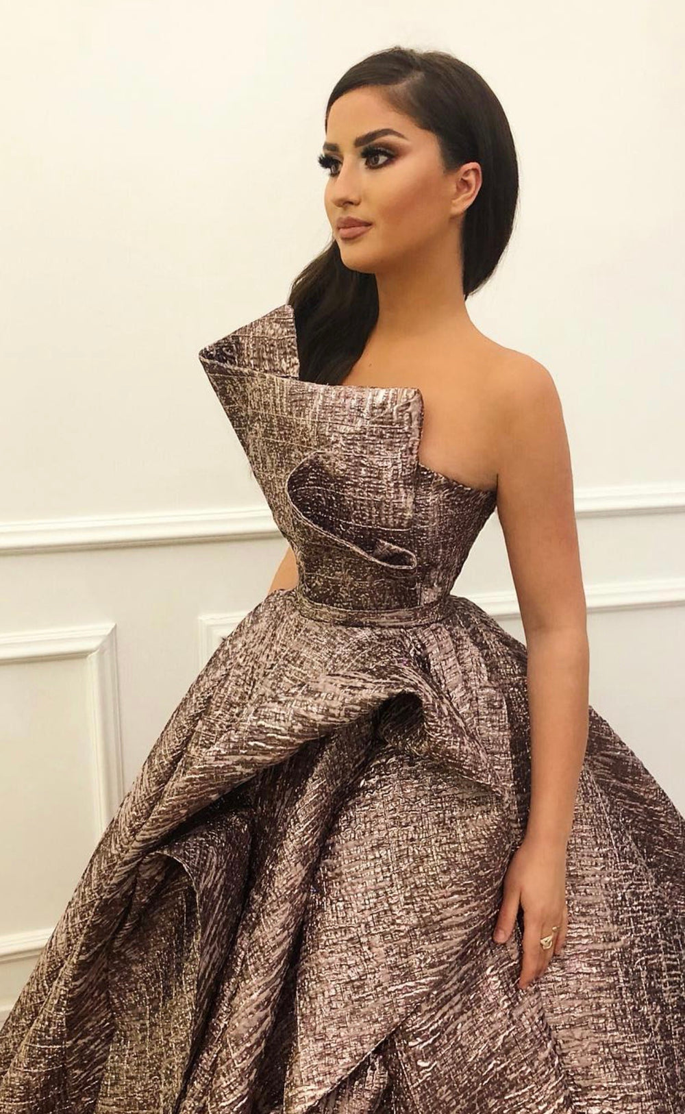 Dusty Rose Ball Gown - FJOLLANILA